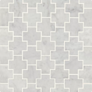 White Carrara Mosaic 4 - marble tile